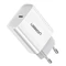 Ugreen USB C Power Delivery 3.0 Quick Charge 4.0+ gyorstöltős hálózati fali töltő 18W 3A - Fehér (60450)