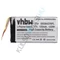 VHBW GPS csere akkumulátor Becker SR364276-hoz - 1250 mAh, 3,7 V