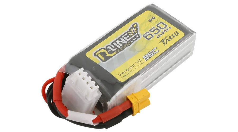 RC akkumulátor Tattu RLine 650mAh 11.1V 95C 3S1P XT30U