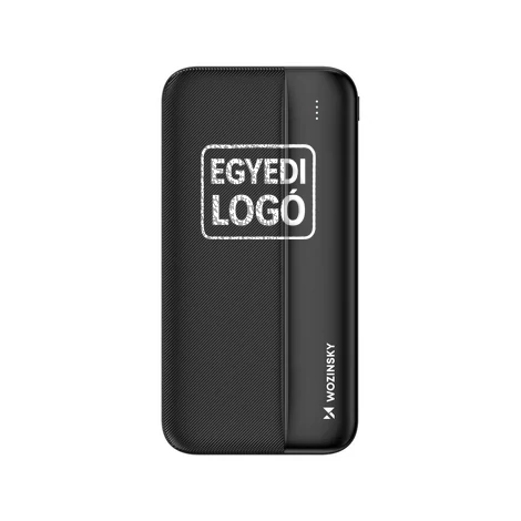 WOZINSKY Powerbank Li-Po 10000mAh 2 x USB čierna (WPBWE1) S JEDINEČNÝM LOGOM