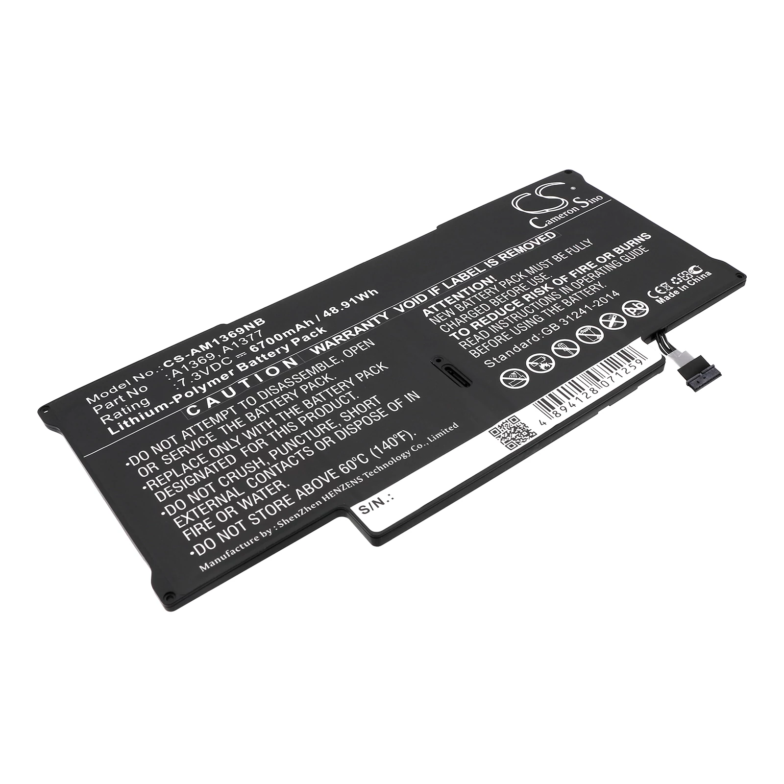 Cameron Sino 6700mAh Apple Macbook Air 13.3