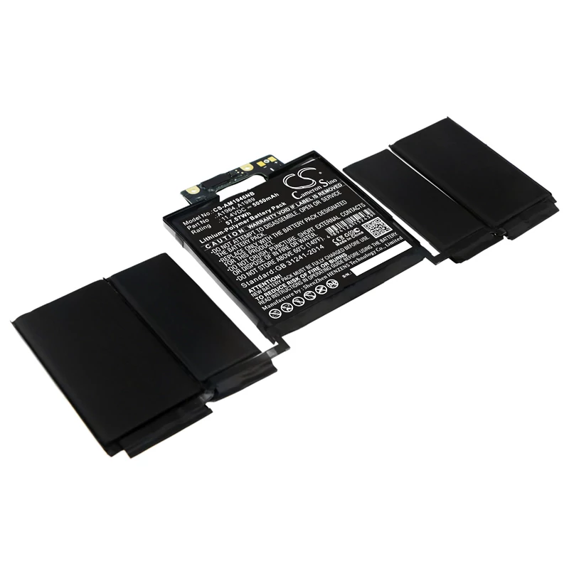 Cameron Sino 5050mAh Apple MacBook Pro 2.3 GHZ Core I5(I5-8259U) A1989(EMC 3214),MacBook Pro 2.7 GHZ Core I7(I7-8559U) A1989(EMC 3214),MacBook Pro Core I5 2.3 13 inch TOUCH(Mid-2018),MacBook Pro Core I7 2.7 13 inch TOUCH(Mid-2018),MR9Q2LL/A*,MR9Q2LL/A Bat