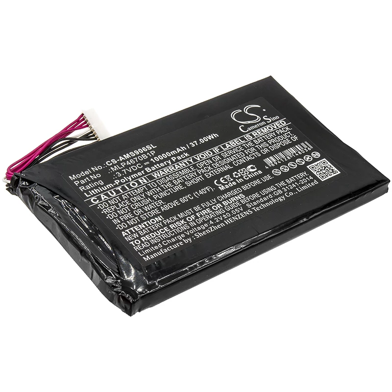 Cameron Sino 10000mAh Autel Maxisys MS906BT,Maxisys MS906TS,MS906S,MS906BT,MS906TS akkumulátor / akku