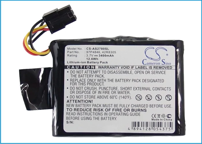 Cameron Sino 3400mAh IBM 2780,5580,5708,5780,39J5555,74Y6773,74Y9340,97P4847,74Y6870,Power 720 Batéria