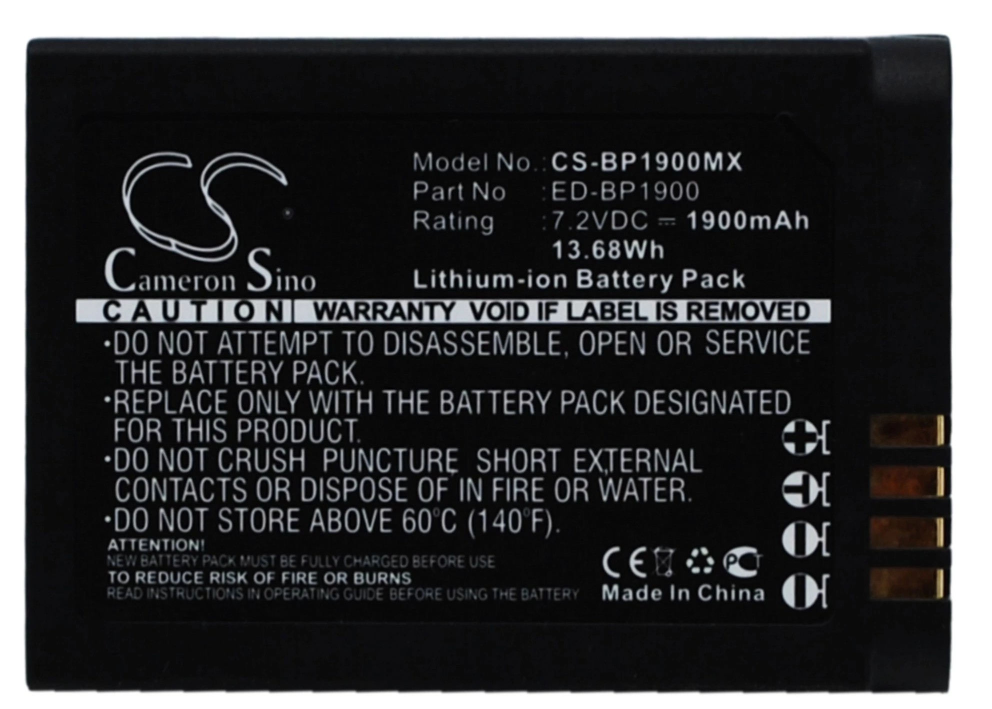 Cameron Sino 1900mAh Samsung NX1,EV-NX1ZZZBMBUS,EV-NX1ZZZBQBUS,EV-NX1ZZZBZBUS Batéria