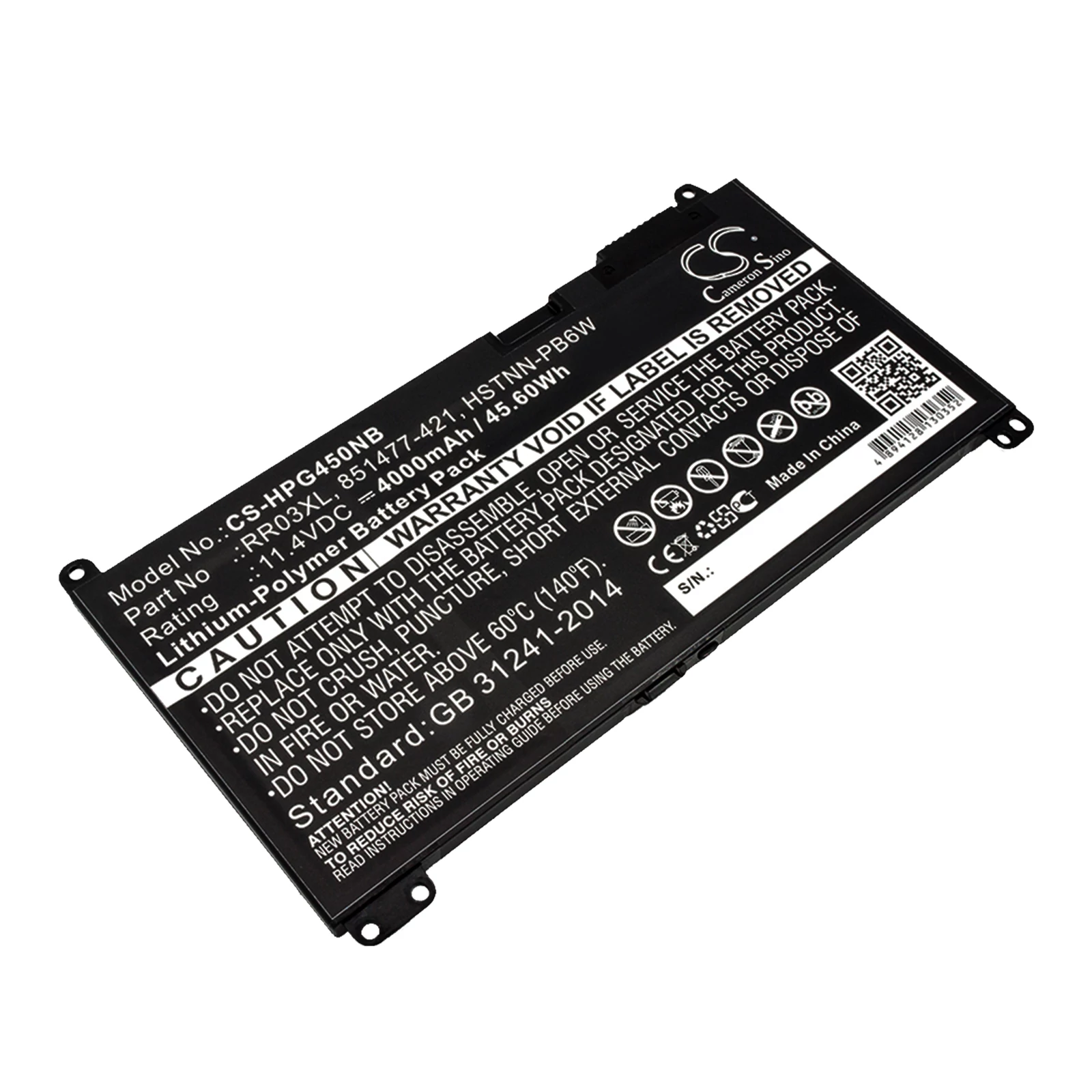 Cameron Sino 4000mAh HP ProBook 430 G4,ProBook 440 G4,ProBook 450 G4,ProBook 455 G4,ProBook 470 G4,MT20,ProBook 440 G5(3KY93EA),ProBook 430 G4(Y8B44EA),ProBook 450 G4(1LT82ES),PROBOOK 430 G5(2WM59PA) Batéria