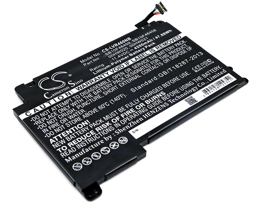Cameron Sino 4200mAh Lenovo ThinkPad Yoga 460,ThinkPad P40 Yoga(20GQ0004GE),ThinkPad Yoga 460 20EM000VGE,ThinkPad P40 Yoga(20GR),ThinkPad Yoga 460 20FY0002US,ThinkPad Yoga 460 20ELS039GE,ThinkPad Yoga 460 20G,ThinkPad Yoga 460 20ELS03U00,Yoga 14 20DM000VU