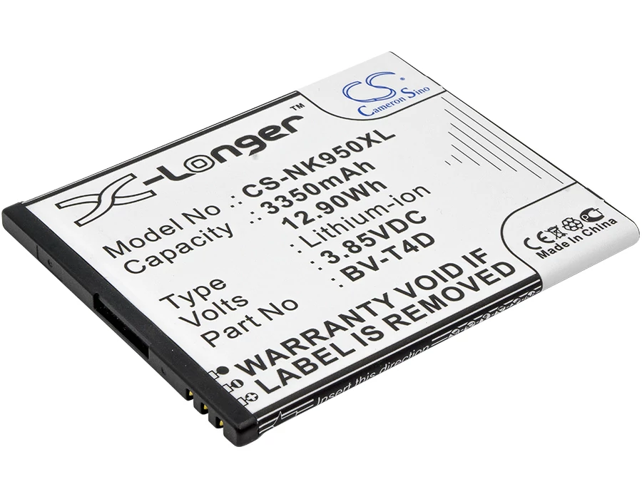 Cameron Sino 3350mAh Microsoft Lumia 950 XL,Lumia 950 XL Dual SIM,Cityman Batéria