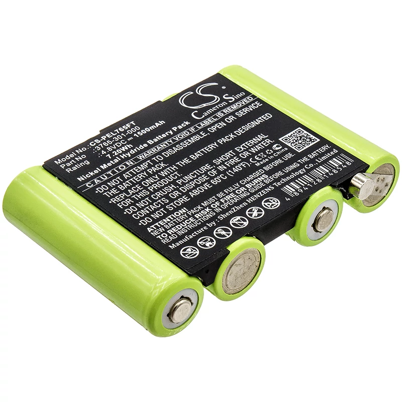 Cameron Sino 1500mAh Pelican 3769,3765,3760Z0,3715Z0 LED ATEX 2015,3765 Right Angle Light,3765PL Right Angle Light Batéria