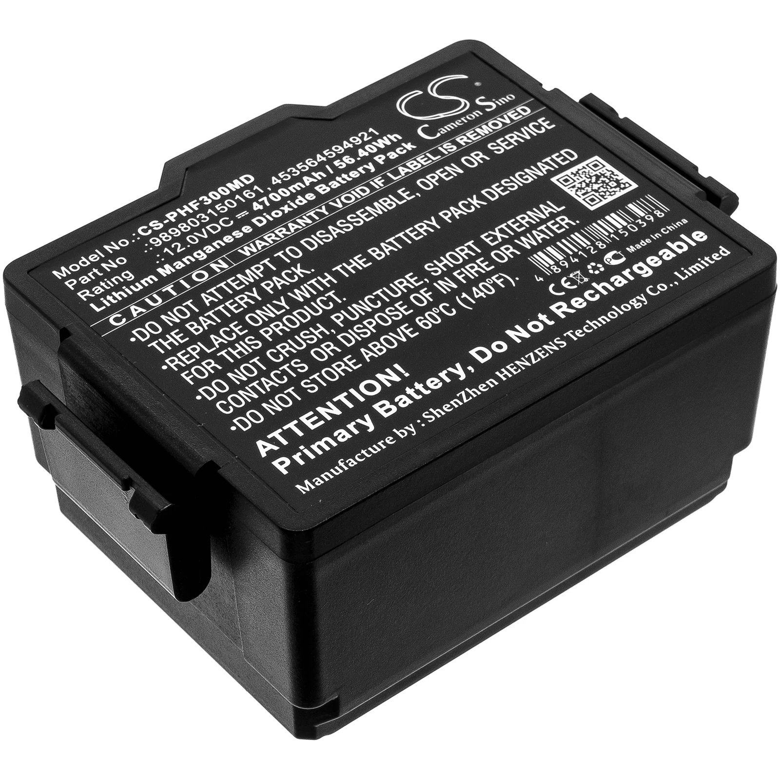 Cameron Sino 4700mAh Philips HeartStart FR3 AED,DSA HeartStart FR3,HeartStart FR3 AED defibrillator,HeartStart FR3 861388,HeartStart FR3 861389,HeartStart FR3 akkumulátor / akku