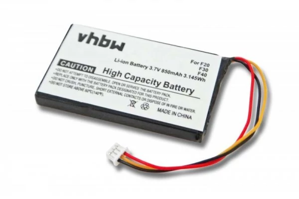 VHBW GPS csere akkumulátor Navman BT000021C-hez - 850mAh, 3,7V