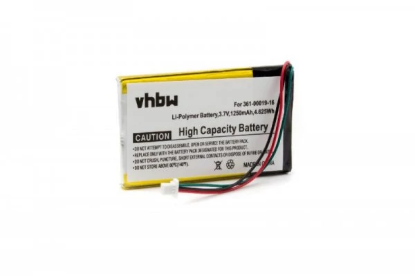 Výmena batérie VHBW GPS pre Garmin EC36EC4240878 - 1250mAh, 3,7V