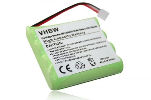 VHBW babaőrző elem csere MT700D04C051-hez - 700 mAh 4,8 V NiMH