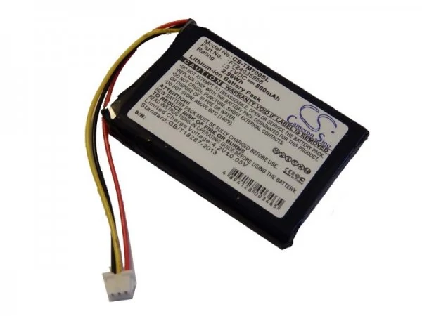 VHBW GPS csere akkumulátor TomTom ICP523450 C1, Quanta VF9, F702019386, F724035958 - 800 mAh, 3,7 V