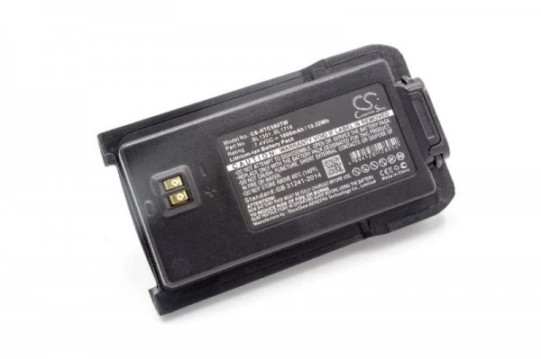 Náhrada rádiovej batérie VHBW pre Hyt / Hytera BL2407, BL1301, BL1719 - 1800 mAh 7,4 V Li-Ion