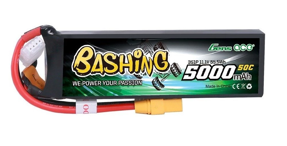 RC batéria - LiPo Gens Ace Bashing 5000mAh 11,1V 3S1P 50C XT90