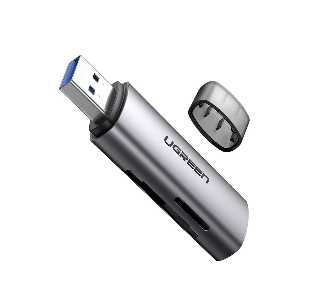 Ugreen CM216 SD / TF USB 3.0 adaptér (sivý)