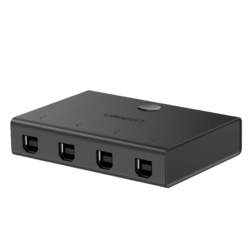 Prepínací adaptér UGREEN 4v1 USB 2.0 (čierny)