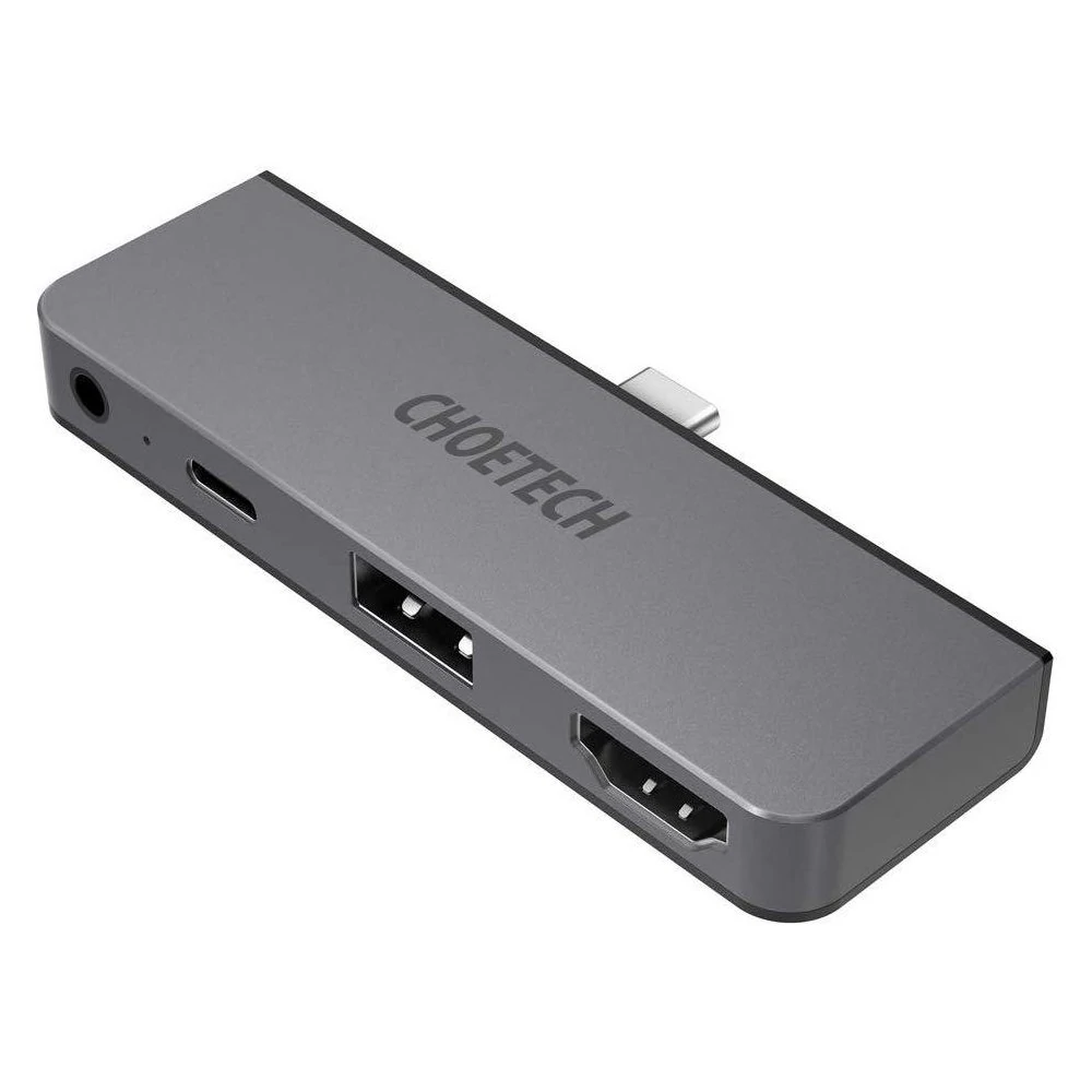 Choetech multifunkcionális USB HUB Typ C 4in1, 60W, PD, Apple iPad Pro készülékhez  (HUB-M13)