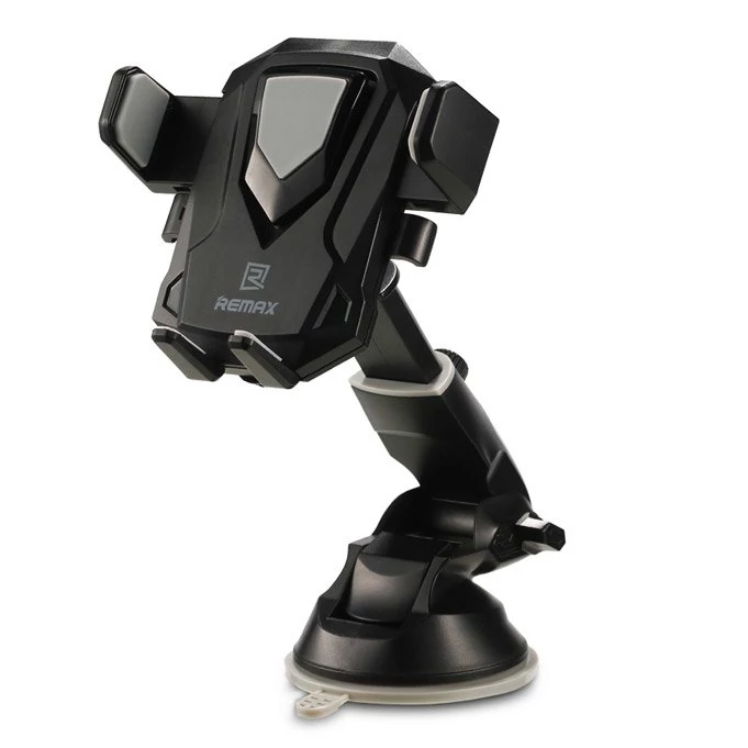 Remax Transformer RM-C26 teleszkópos autóba szerelhető telefontartó műszerfalhoz vagy szélvédőhöz, fekete (RM-C26-black)