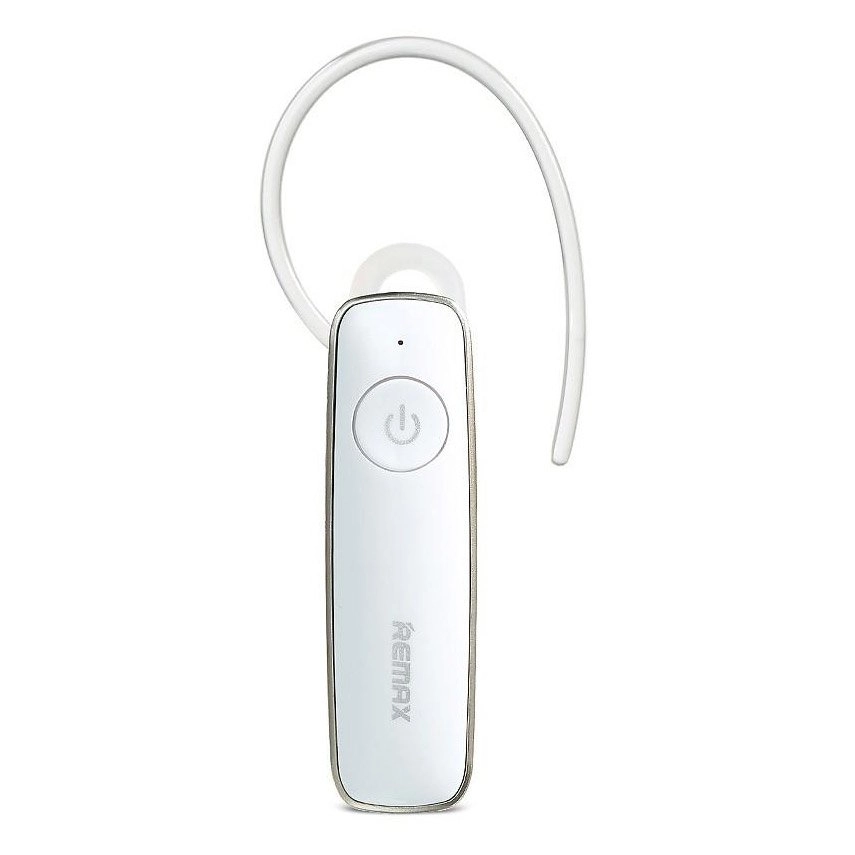 Remax T8 Bluetooth Headset, fülbe helyezhető fülhallgató fülkampóval, fehér