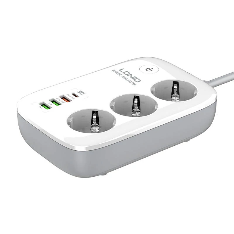 LDNIO SEW3452 Intelligens Wi-Fis elosztó (fehér)