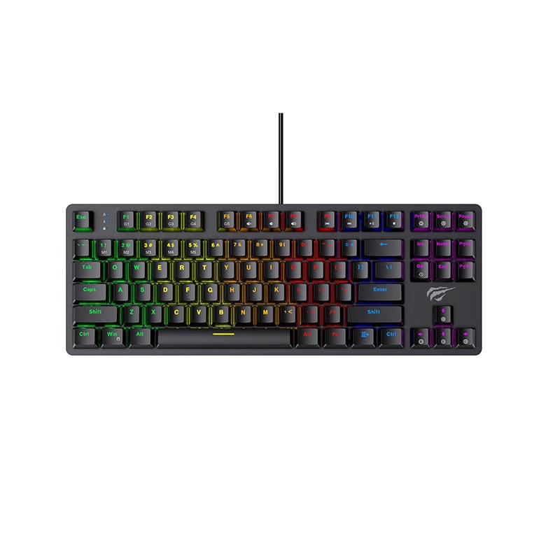 Havit KB869L mechanikus gamerillentyűzet RGB