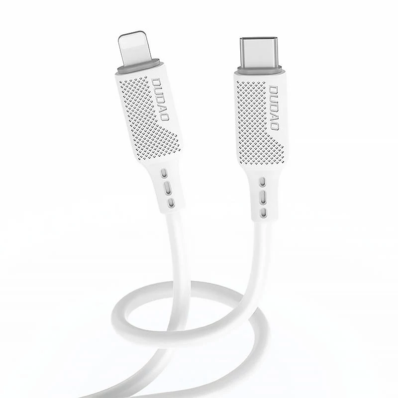 Dudao L6S USB-C kábel pre Lightning PD 20W, 1 m (biely)