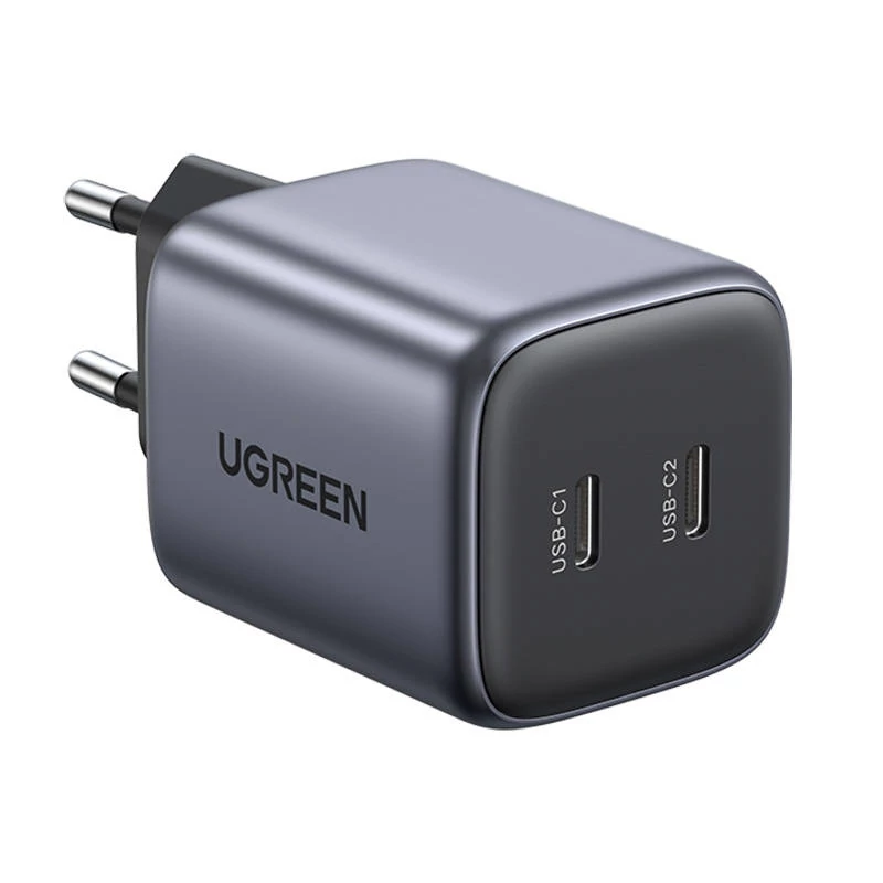 UGREEN CD294 töltő, 2x USB-C, GaN, PD3.0, QC4.0, 45W (szürke)