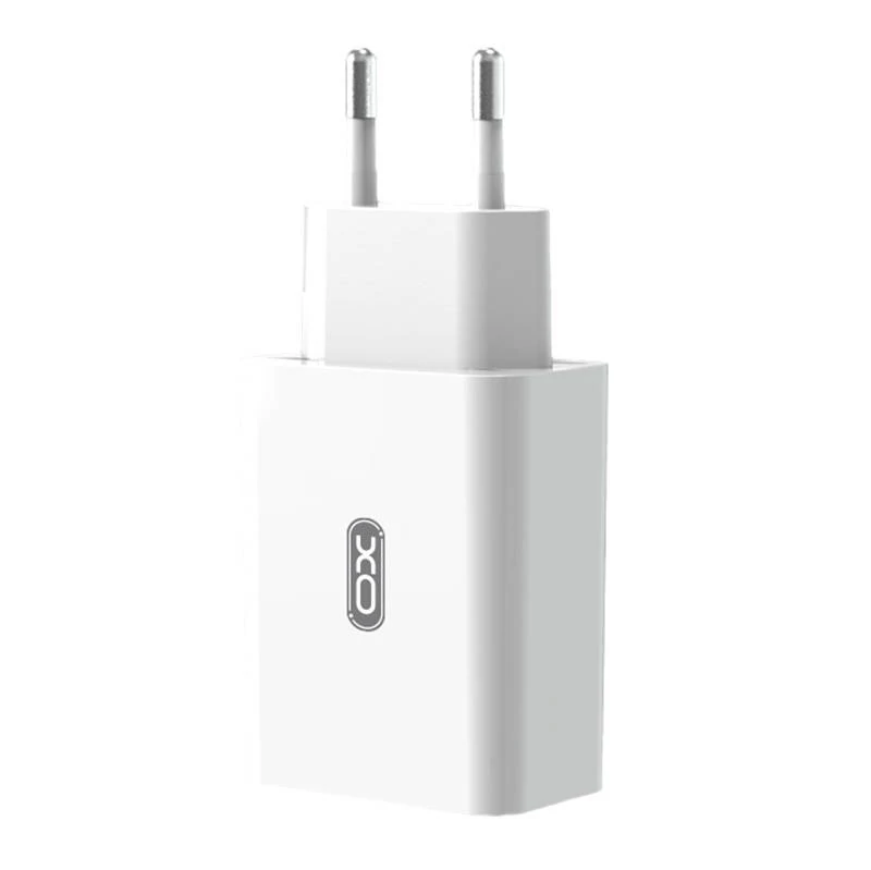 XO L36 fali töltő, 1x USB, Quick Charge 3.0 (fehér)