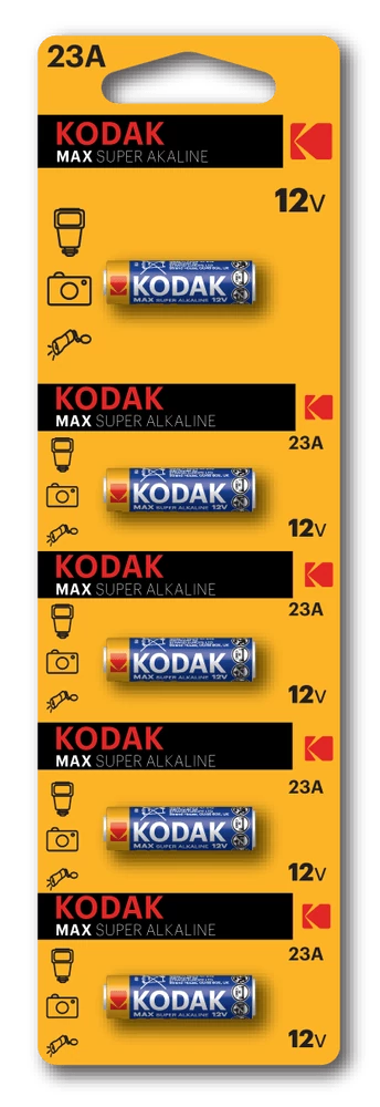 Alkalická alarmová batéria Kodak Ultra LR23, MN21, A23, V23GA, LRV08 (12V) B5