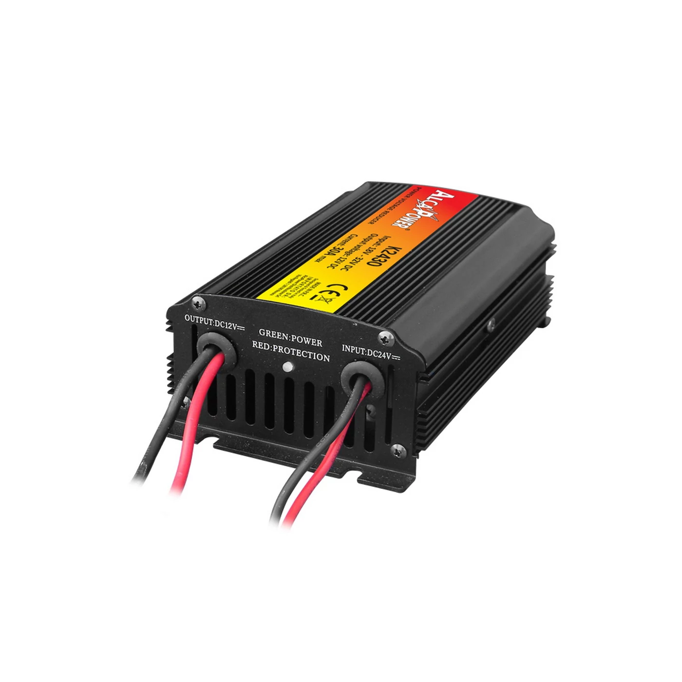 AlcaPower Feszültségcsökkentő 24V-ról 12V-ra feszültségátalakító 30A