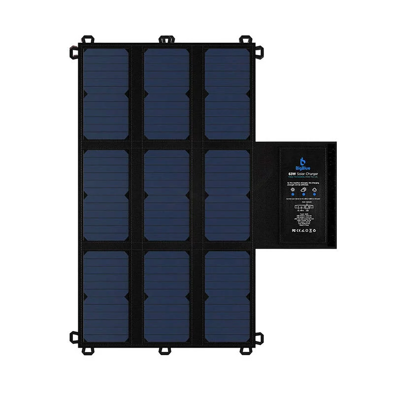 BigBlue B405 hordozható napelem / napelemes töltő 63W