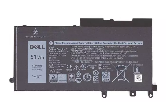 Dell DJWGP Original Battery, 51WHR, 3 Cell, Lithium Ion 