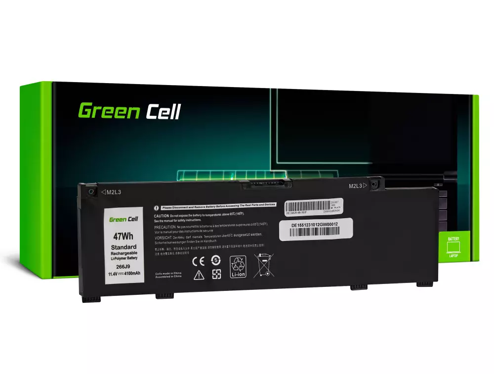 Green Cell Laptop 266J9, 0M4GWP akkumulátor Dell G3 15 3500 3590 G5 5500 5505 Inspiron 14 5490