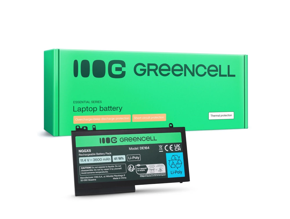 Batéria pre notebook Green Cell NGGX5 pre Dell Latitude E5470, E5270, E5570, E5750, E5250, E5450, E5550
