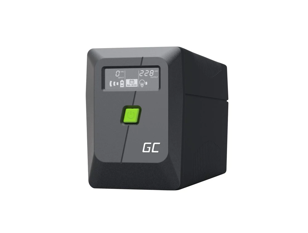 Greencell UPS záložný zdroj napájania 650VA 360W PowerProof s LCD displejom