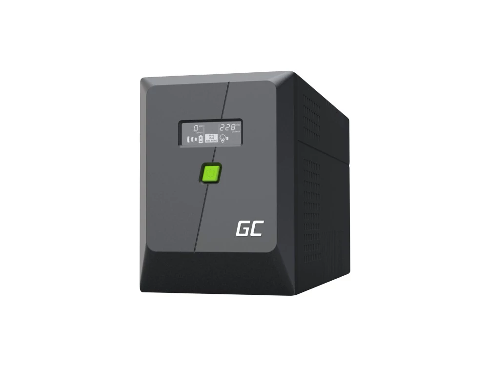Greencell UPS núdzové napájanie 2000VA 1400W PowerProof s LCD displejom Čistá sínusoida