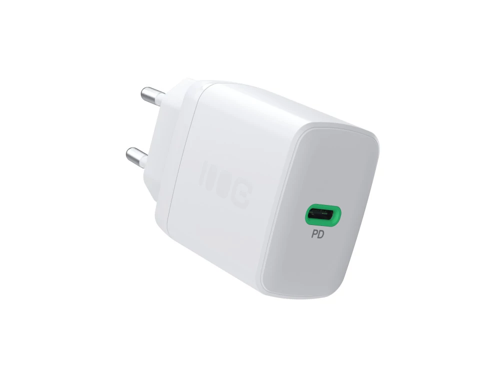 Greencell PowerSource Solo30 nabíjačka USB C biely napájací adaptér 30W zdroj