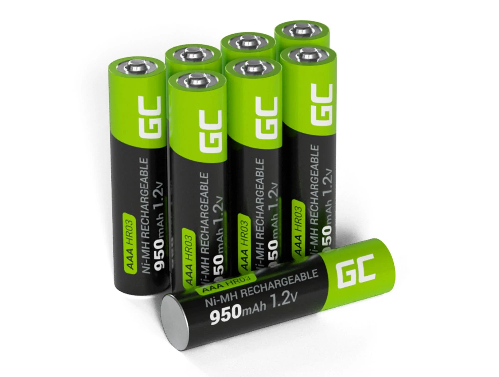 Green Cell 8x AAA HR03 950mAh akkumulátor