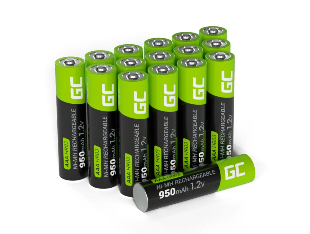 Green Cell 16x AAA HR03 950mAh akkumulátor