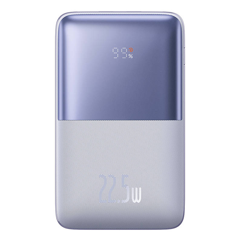Baseus Bipow Pro Powerbank  20000mAh, 2xUSB, USB-C, 22.5W (Lila)