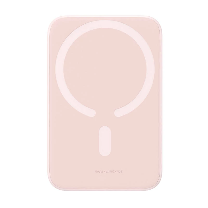 Baseus Magnetic Powerbank 6000mAh 20W (rózsaszín)