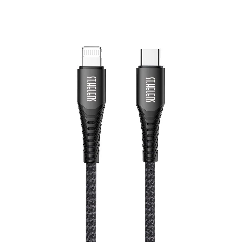 Joyroom MFI kábel USB typ C - Lightning 2,1 A 1,2 m čierny (ST-C04 1,2M čierny)