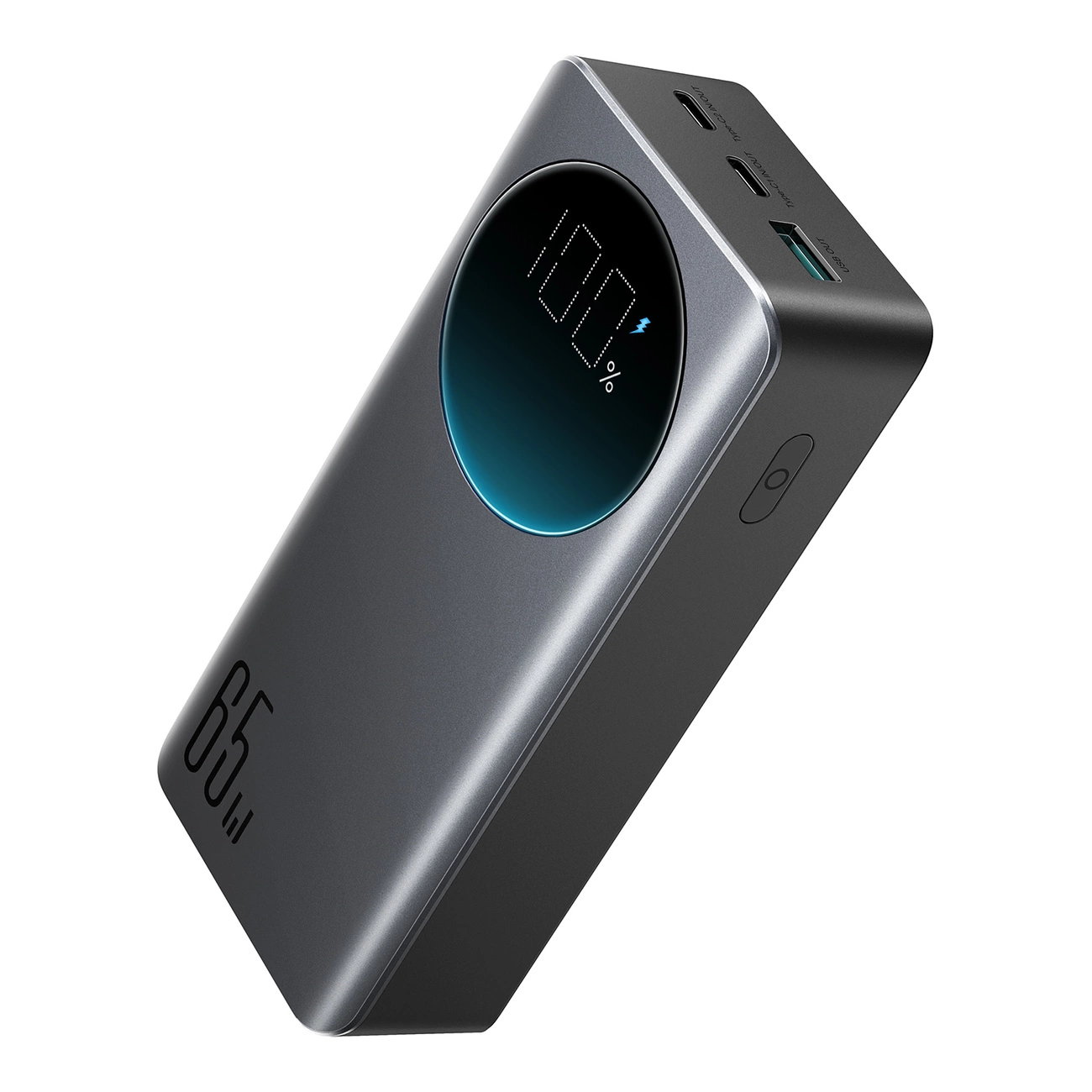 Powerbank Joyroom 30000mAh 65W cu afișaj digital (JR-PBF05) - negru