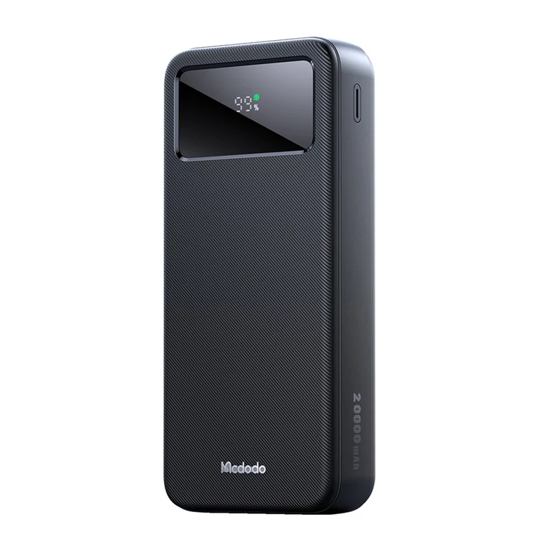 Mcdodo Power Bank MC-4230 s digitálnym displejom 20000mAh 1C+2A, 22.5W (čierna)