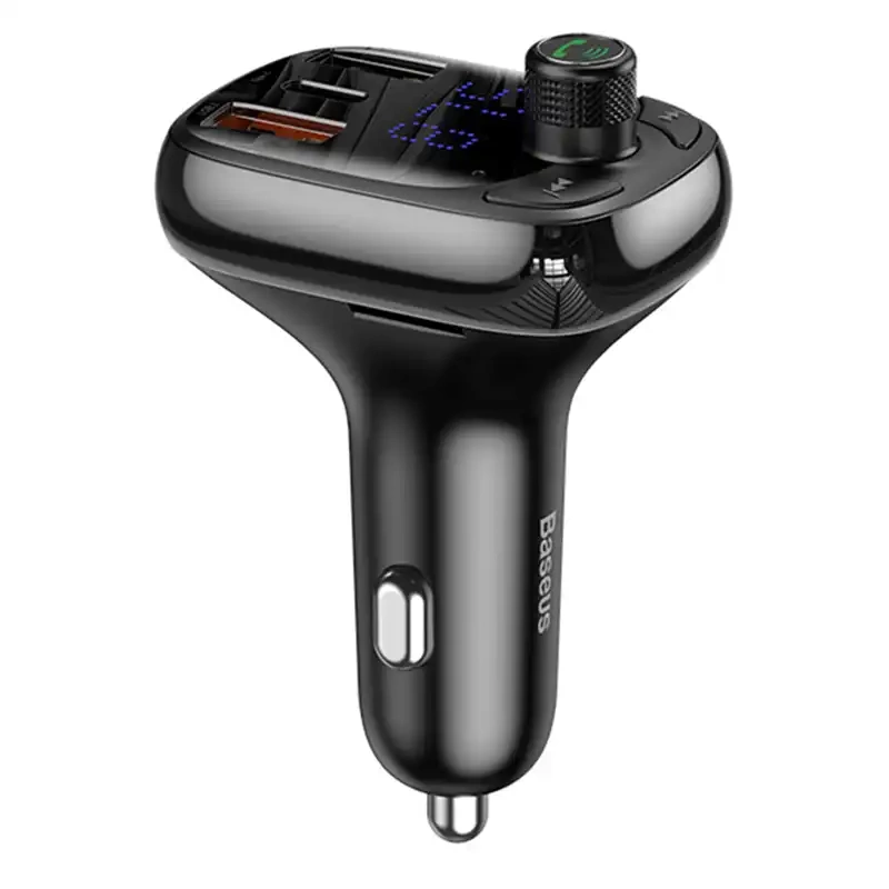 Baseus S-13 Autós Bluetooth MP3 Lejátszó T-alakú, OS (Fekete)