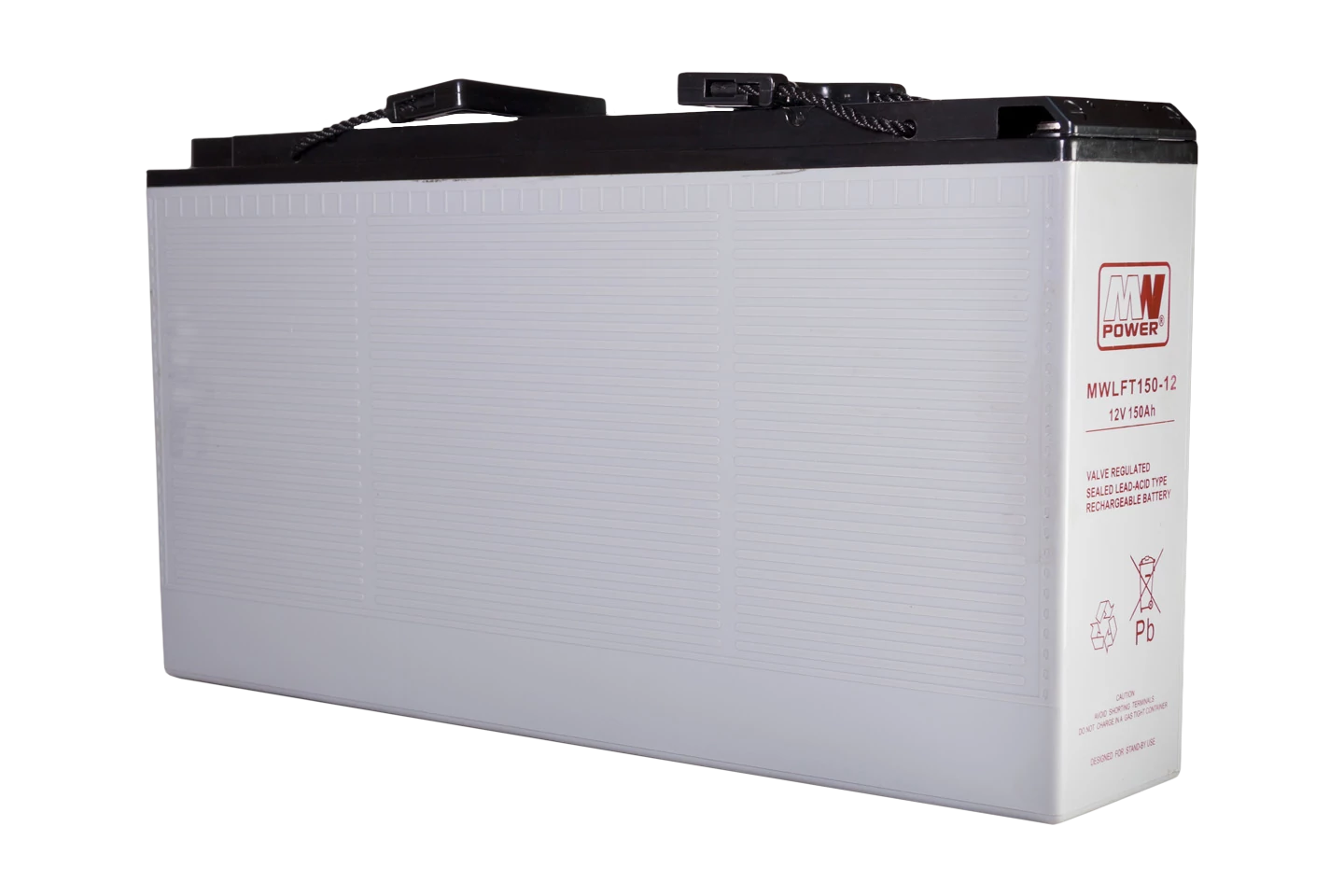 MPLPower AGM MWLFT batéria VRLA 12V/150Ah (551x109x288mm) Predný terminál
