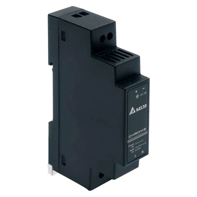 Zdroj DELTA DRC-5V10W1AZ, Delta DIN lišta 5V/1,5A, CHROME, , II klasa ochronności