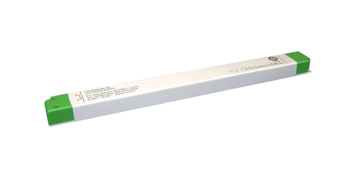 Napájací zdroj POS FTPC240V24-S3, ovládač POS LED 24V/10A CV, tenké plastové puzdro